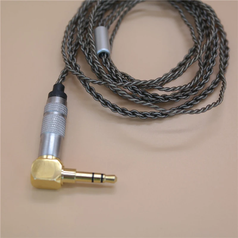 جديد 2 دبوس استبدال كابل ل ويستون TFZ 1964 w4r um3x es3 es5 سماعة 0.78 مللي متر مطلي الفضة ل فون الروبوت الروبوت IOS