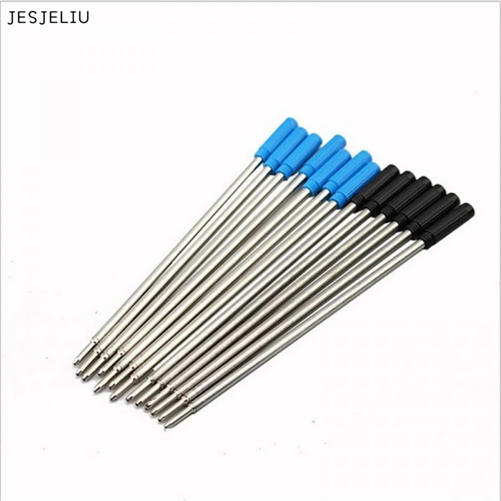 2022 Selling 10Pcs Cross Style Ballpoint Pen Ink Refills Suit  BLACK And Blue Useful Writing Supplies Refill