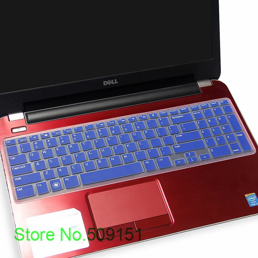 15 inch laptop keyboard cover For DEll inspiron 15R 5537 3537 5521 3521 2521 5528 N5110 M531R 15R-5521 N5010