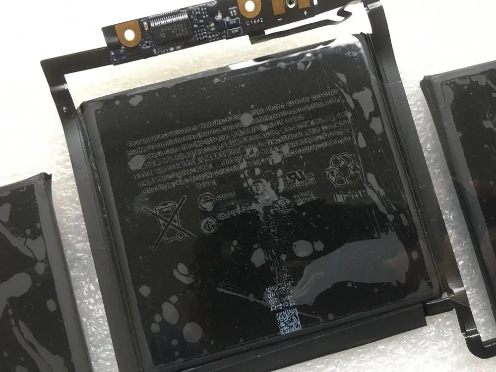 Imagem -04 - Supstone A1819 02001705 Bateria do Portátil Original para Apple Macbook Pro 13 Touch A1706 Mlh12 Mluq2 Emc3163 3071 Mpxv2ll Mlh12ll