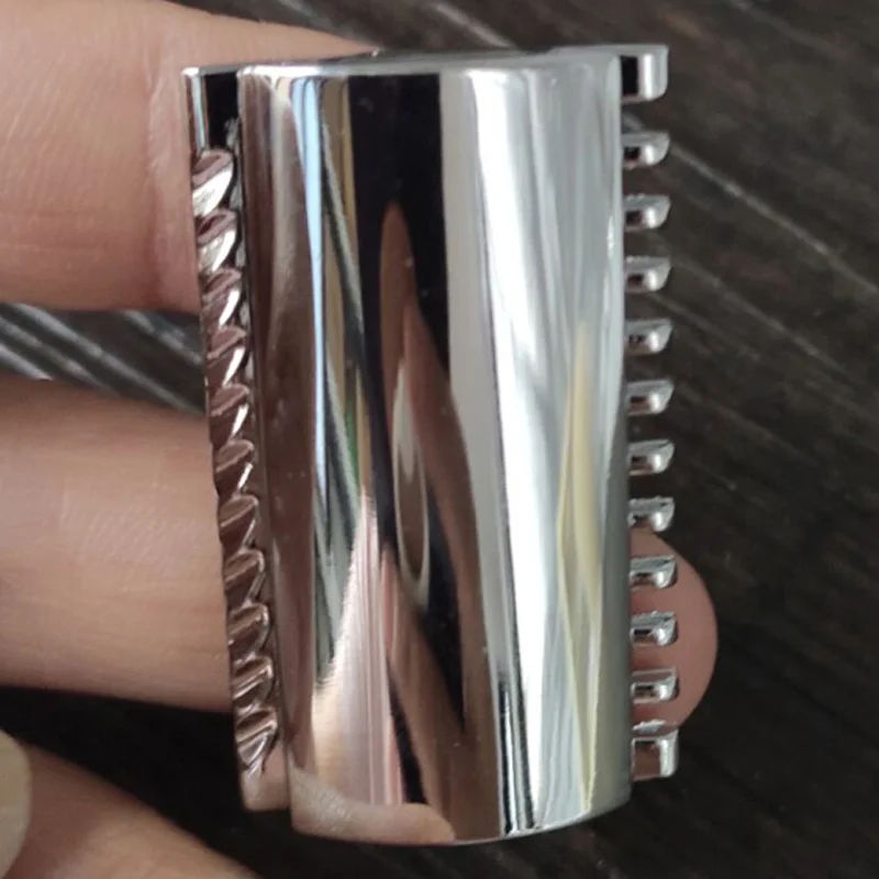 DS silver color Traditional Classic Double Edge Safety Razor head for shaving razor