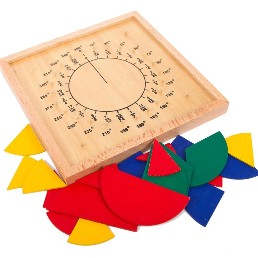 Fraction Circle Maths Learning Aids Mathematics Teaching tools Learning Resource