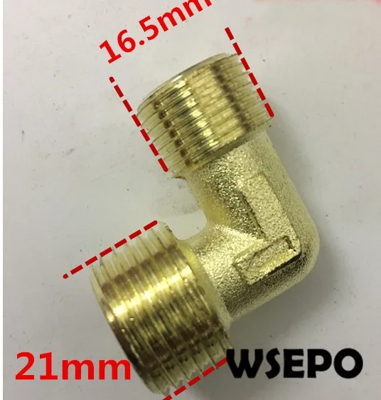 

Quality Pneumatic Tools Parts! 16.5x21mm Male Thread Brass Mounting Connector, Fittings fits for Universal Air Compressor