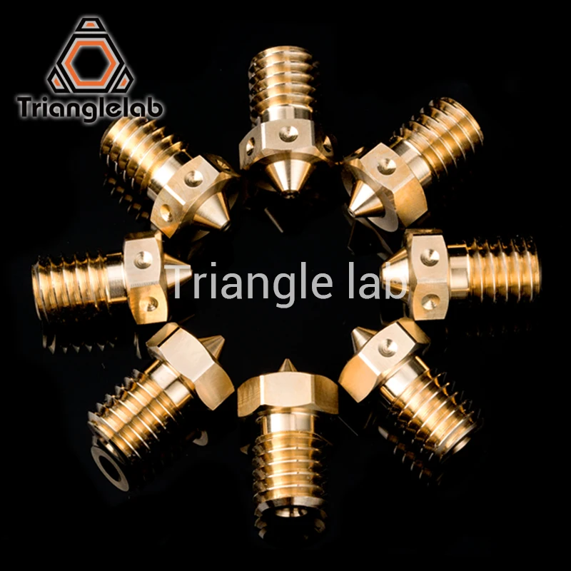 R trianglelab Top quality V6 Nozzles for 3D printers hotend full size pack 3D printer nozzle for Nozzles extruder