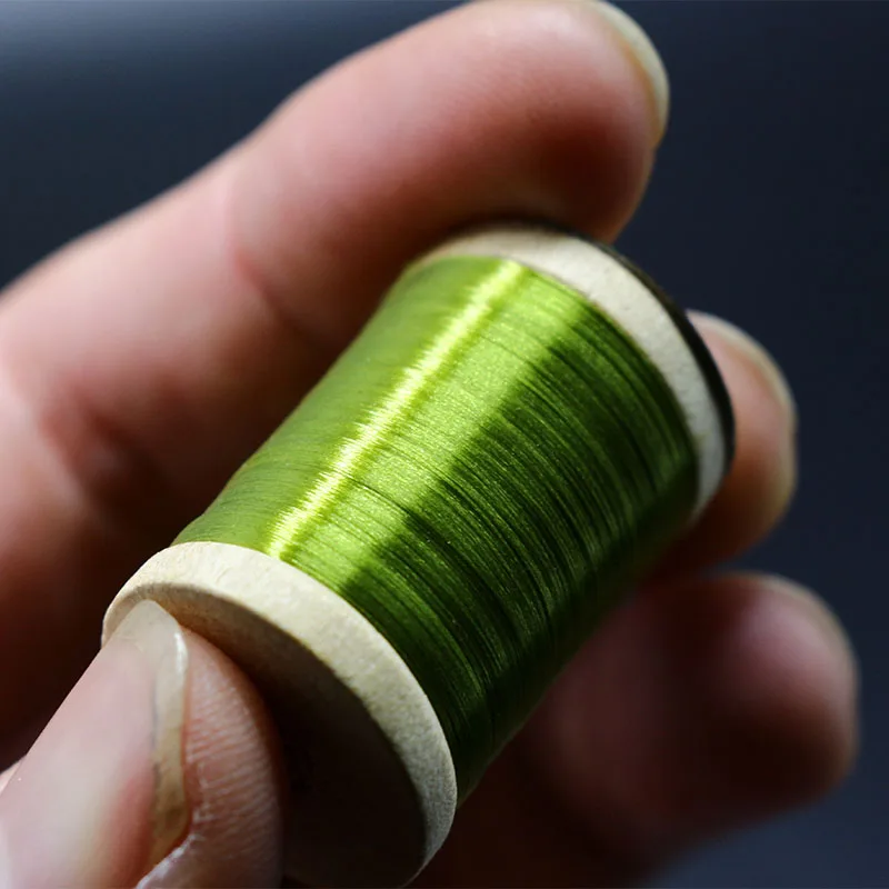Royal Sissi 15 สีไม้ขนาดเล็ก spooled fly tying ด้าย 8/0 แว็กซ์สูง 300yds/spool 75 Denir hybrid เส้นใยผูกด้าย
