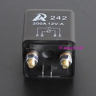 Heavy Duty 12V DC Relay 200A Automotive Switch