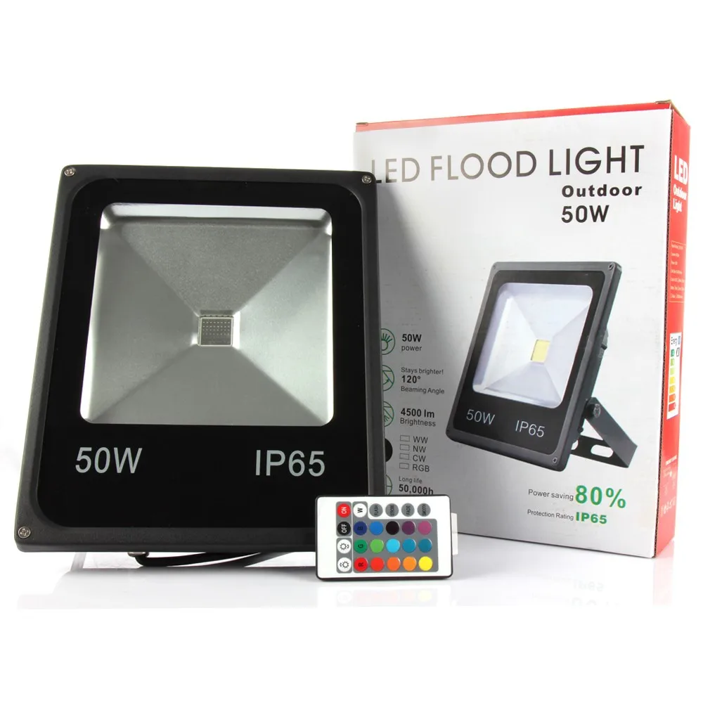 10W 20W 30W 50W led floodlights lighting outdoor spotlights spot flood lamp garden light reflector led foco exterior projecteur