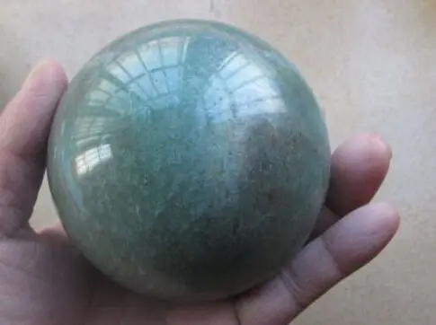 80-85mm  NATURAL GREEN Aventurine Jade CRYSTAL SPHERE BALLS HEALING