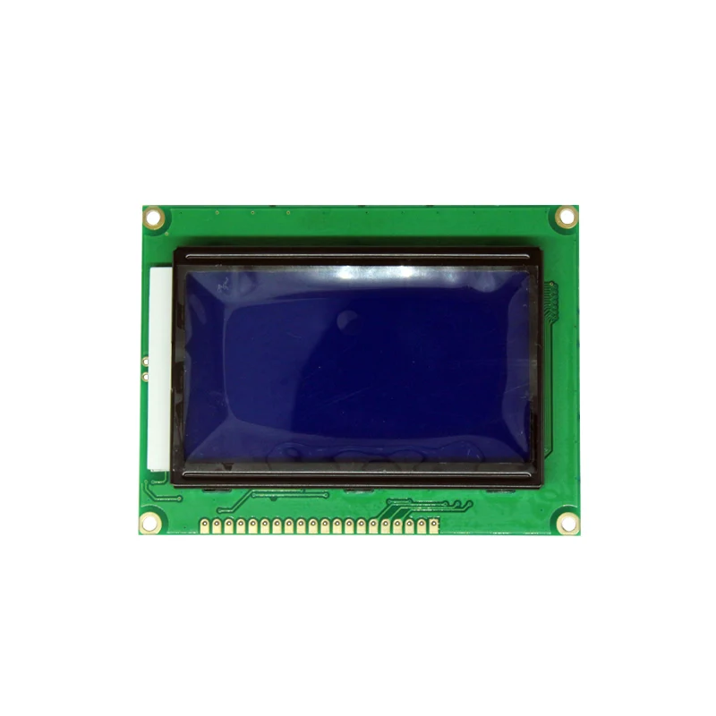 

Модуль ЖК-дисплея Glyduino 12864B, синий экран с подсветкой, 5 В, ST7920, 12864 lib, параллельный порт, ЖК-дисплей для Arduino