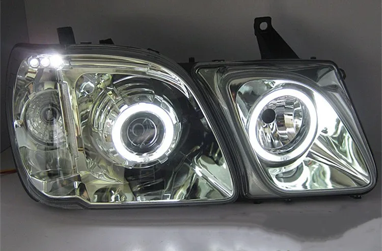 RQXR headlight assembly with angel eye CCFL+LED for  lexus LX470 1998-2007