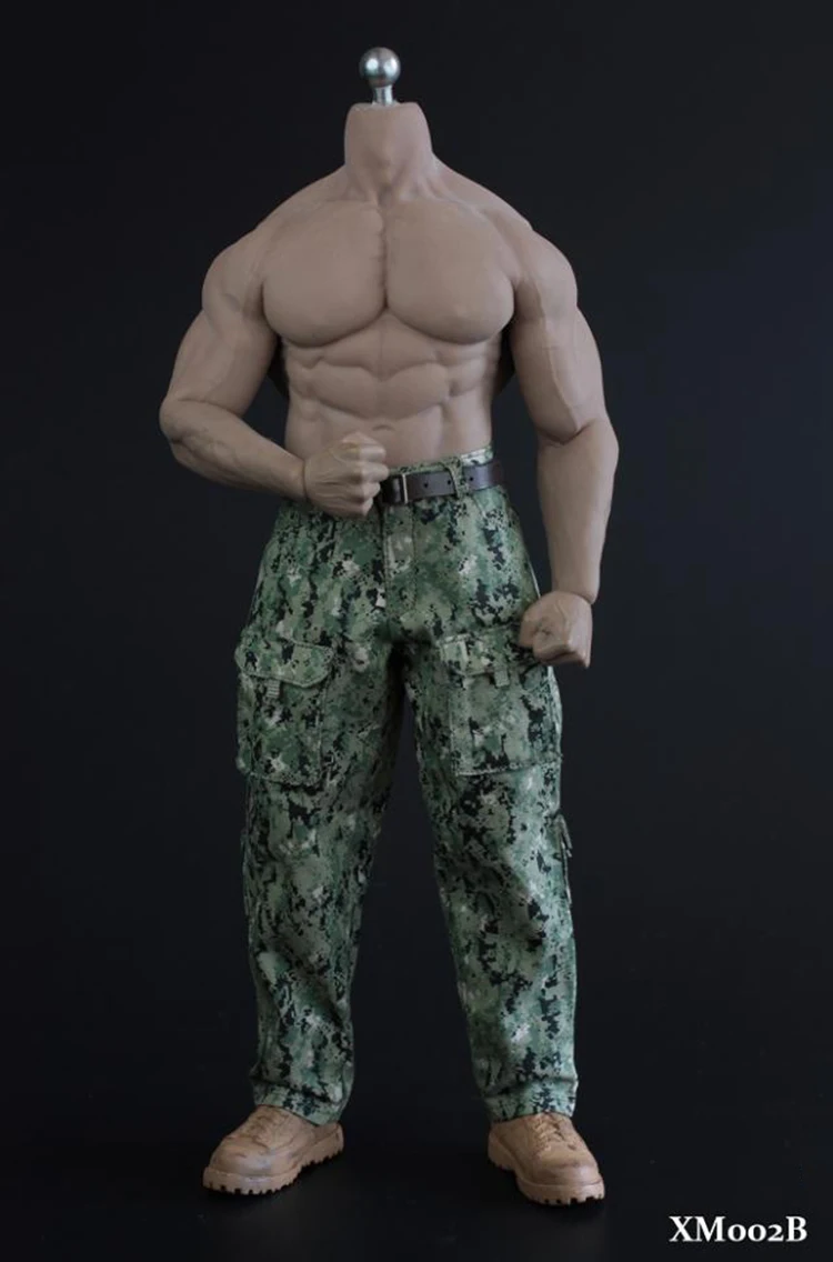 1/6 Scale Male Clothes Set Explorer Male Shirt Pants Shoes Fit M34 M35 Muscle Action Figure Body Accessory