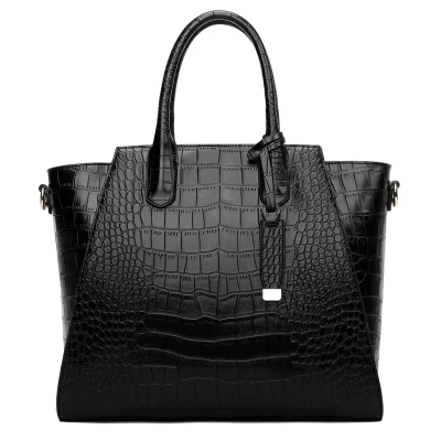 Fashion leather handbags women famous Large messenger shoulder bag crocodile top-handle bags female sac a main femme de marque