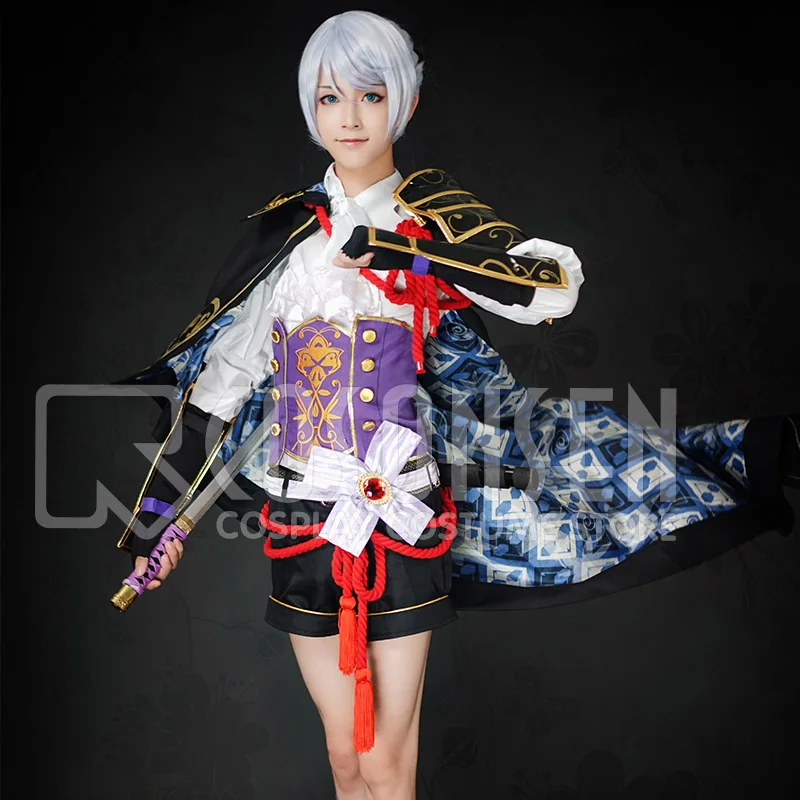 

COSPLAYONSEN Game Sengoku Night Blood Oda Army Mori Ranmaru Vampire Cosplay Costume Full Set All Size Custom Made