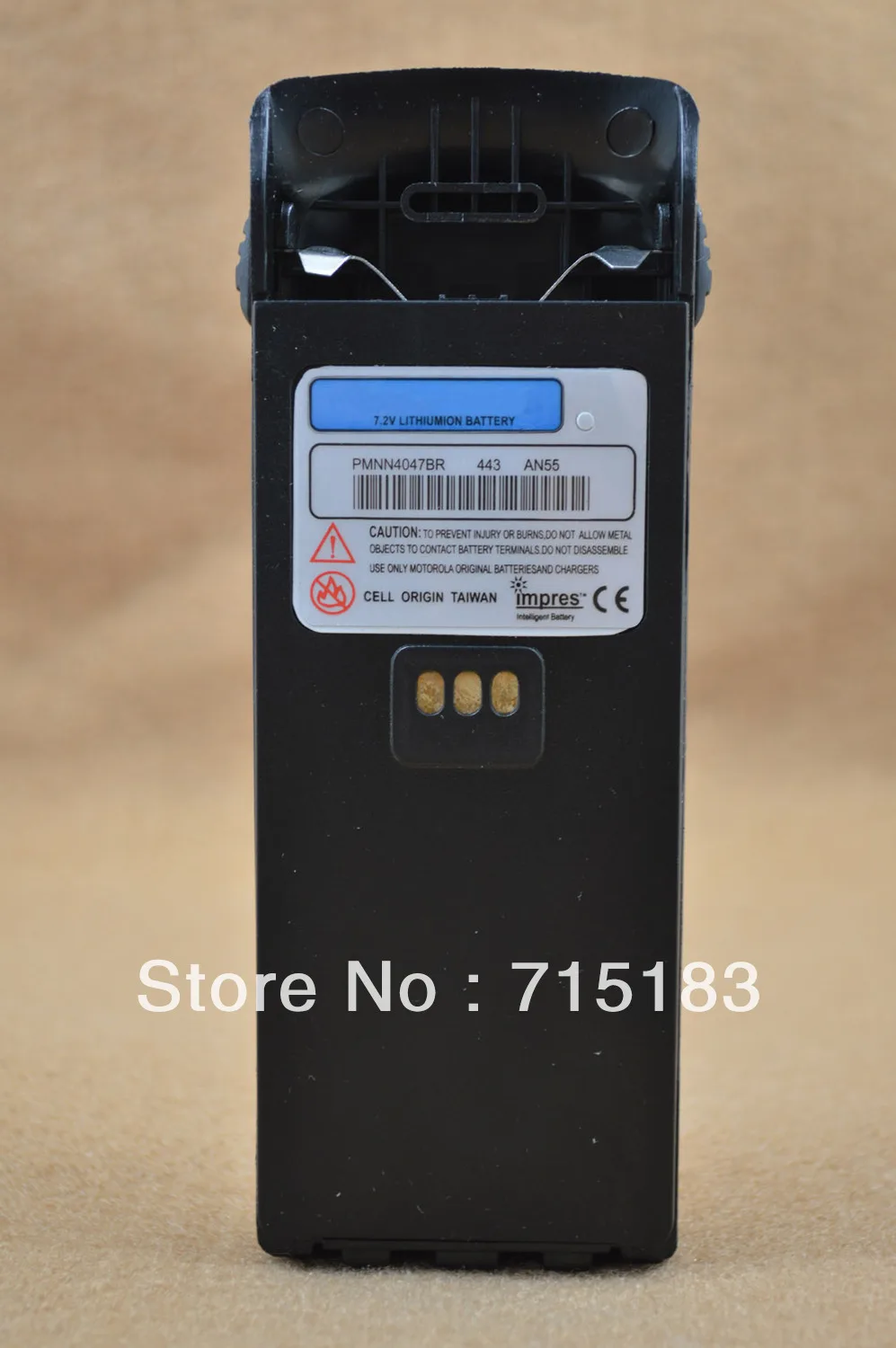 

PMNN4047BR DC 7.2V 1800mAh LITHIUM-ION BATTERY for Motorola MTP700 MTP750