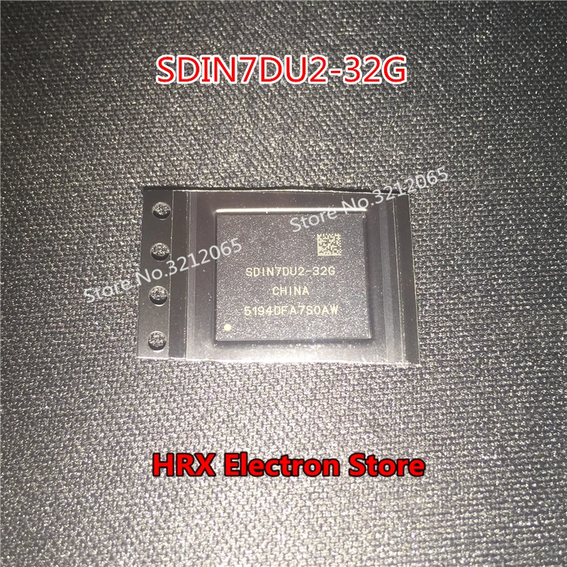 100% New Original SDIN7DU2-32G SDINADB4-32G SDIN9DS2-32G SDIN7DP4-32G SDIN5C4-32G BGA EMMC Chip