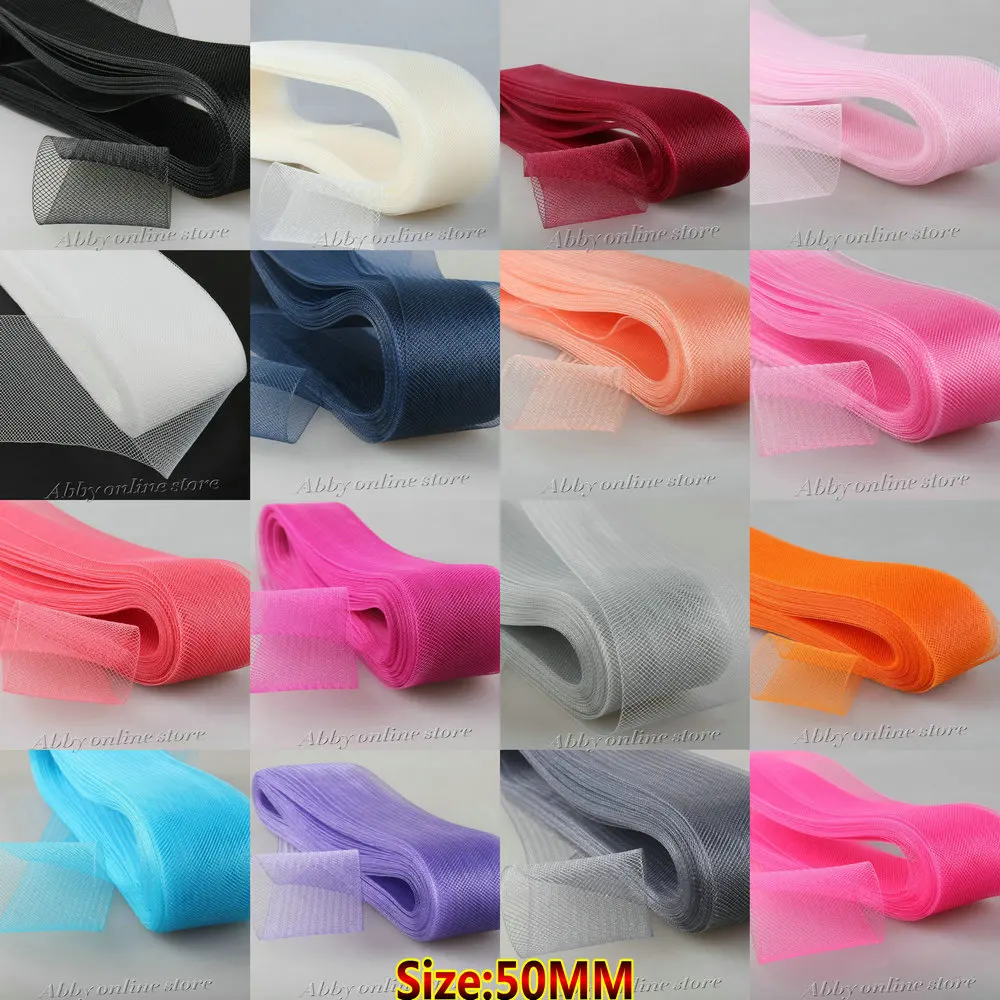 Soft Flat Plain Crin horsehairbraid  fabric for crafts,Women diy hat accessories