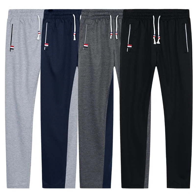 Men's Outdoor Sports Running Pants Joggers Straight Cylinder Active Sweatpants Workout Jogging Trousers Loose Fit Plus size 6XL