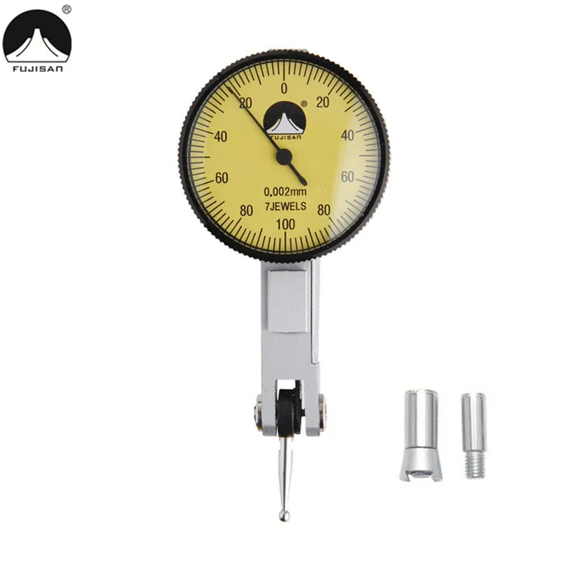 

FUJISAN Dial Indicator 0-0.2mm/0.002mm Shockproof Dial Test Indicator Dial Gauge Measuring Tools