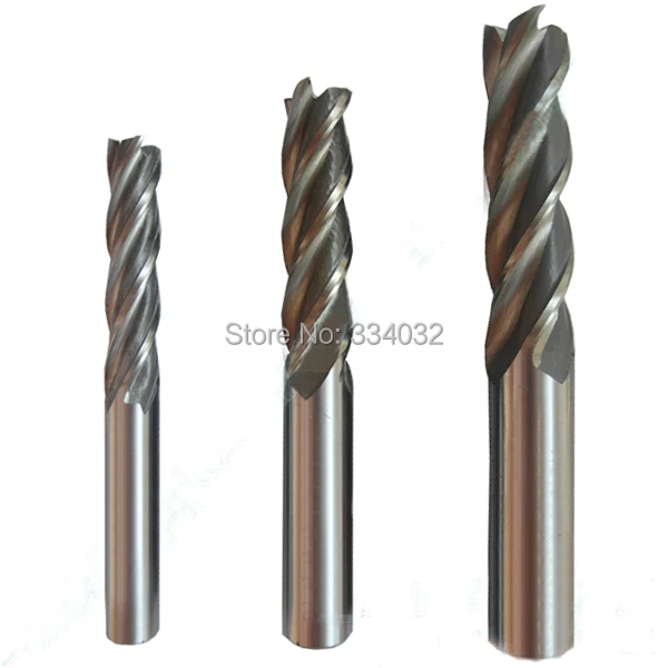 hss end mill 2mm 3mm 4mm 5mm 6mm  milling cutter for cnc   machine tools router bits set  mills