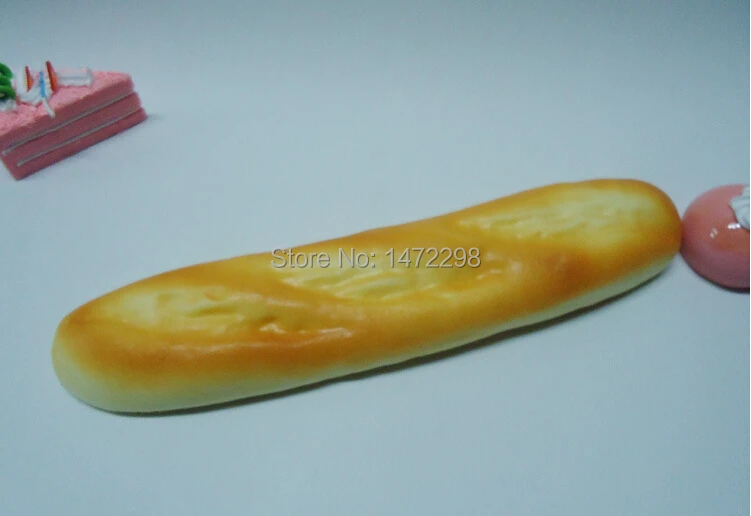 

2 x Hot Lifelike Fake French Bread Garnish Artificial Fruit Faux Food Decor Kitchen