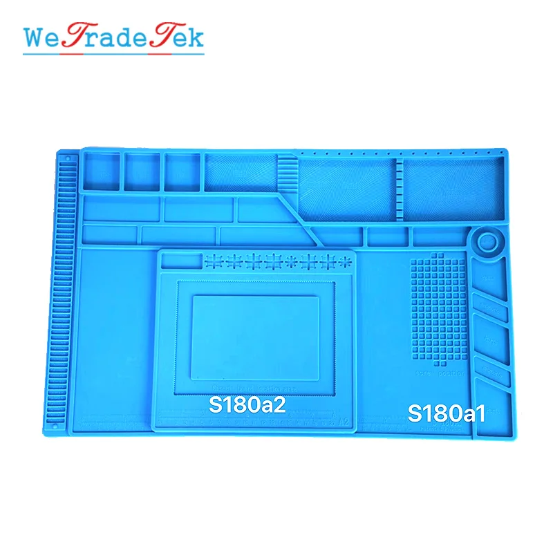 Heat Insulation Silicone Mat Pad BGA Soldering Station Silicon Soldering Mat Phone ESD Repair Working Platform
