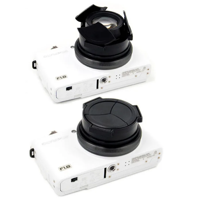 Handig auto open close lensdop cover houder voor & lympus XZ-1 slr camera freeshipping & groothandel