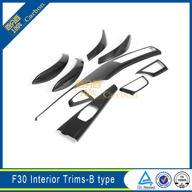 

Carbon Fiber Interior Trims Mouldings Cover Add on Model For BMW 3 Series F30 F34 GT