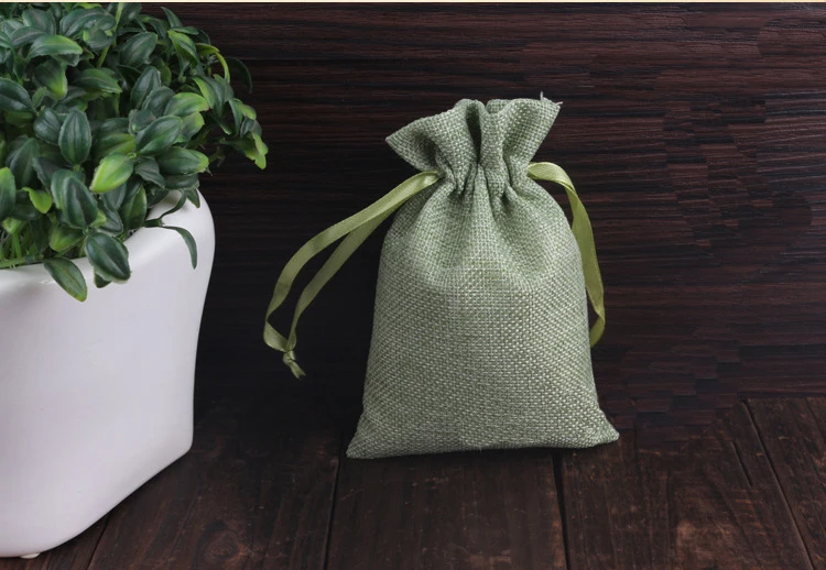 16*20 15pcs Mixed Jute Sacks Drawstring gift bags for jewelry/Accessories/Cosmetic/wedding/christmas Linen pouch Packaging Bag