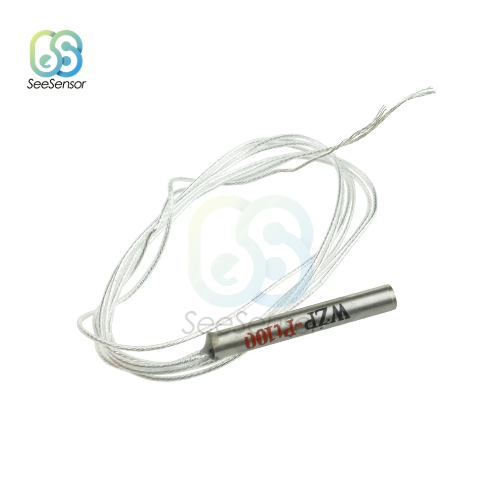 PT100 Platinum Resister Temperature Sensor Detector Waterproof Temp Probe -20~450 Celsius