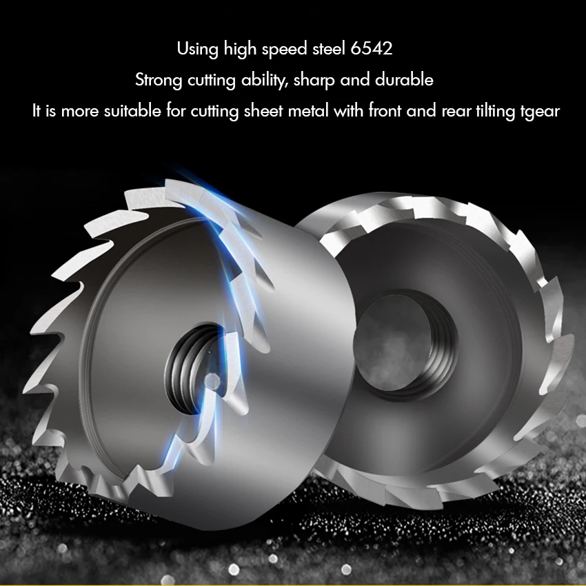 HSS Drill Bit Hole Saw Cutter, Drilling for Metal, Stainless Steel, Alloy Cutting, 38mm, 40mm, 42mm, 45mm, 48mm, 50mm, 53mm, 55m