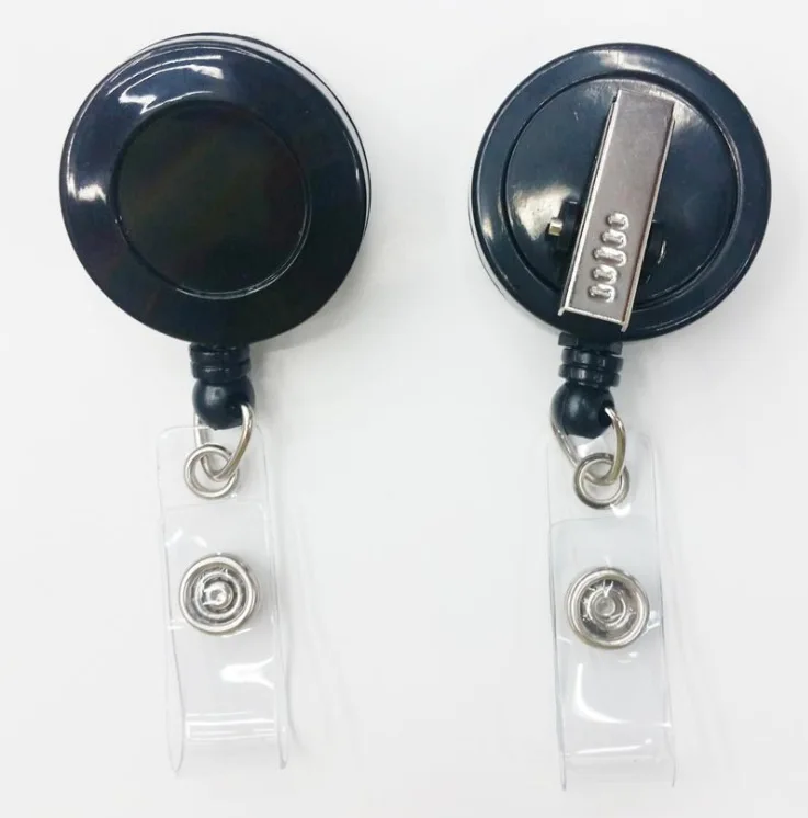 Retractable Lanyard ID Card Badge Holder Reels with Clip Keep ID/ Key 1000pcs/lot lin4103