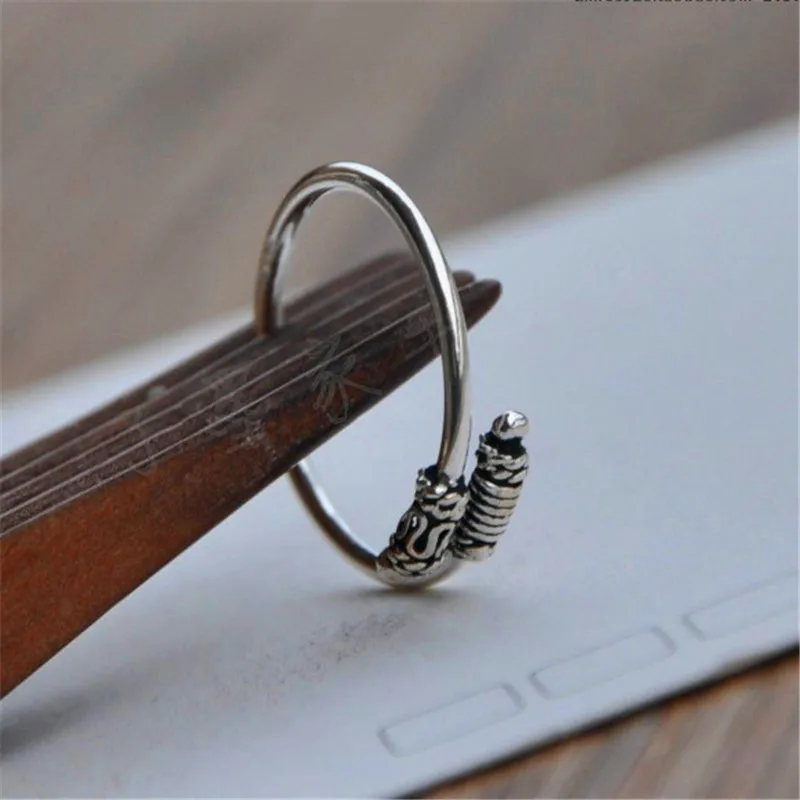 Boho Adjustable Ring Gypsy Ethnic Tibetan Ring for Men Women Wedding Vintage Thai Metal Color Punk Indian Tribal Totem Ring r34