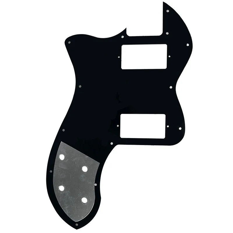 Pleroo Custom Guitar Parts - For US Player Tele Deluxe Guitar Pickguard With PAF Humbucker Scratch Plate