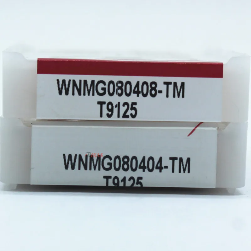 Imagem -03 - Tungaloy Externo Ferramentas de Torneamento Carboneto Inserção Torno Cortador Ferramenta Wnmg080404 08 12 tm T9125 T9025