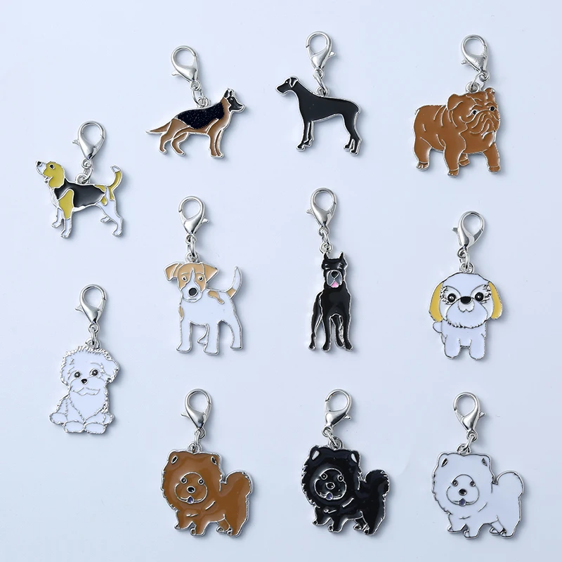 10PCS/lot Animals Dog Charms Pendants Jewelry Making DIY Charm Handmade Crafts Jewelry Making DIY Handmade Craft