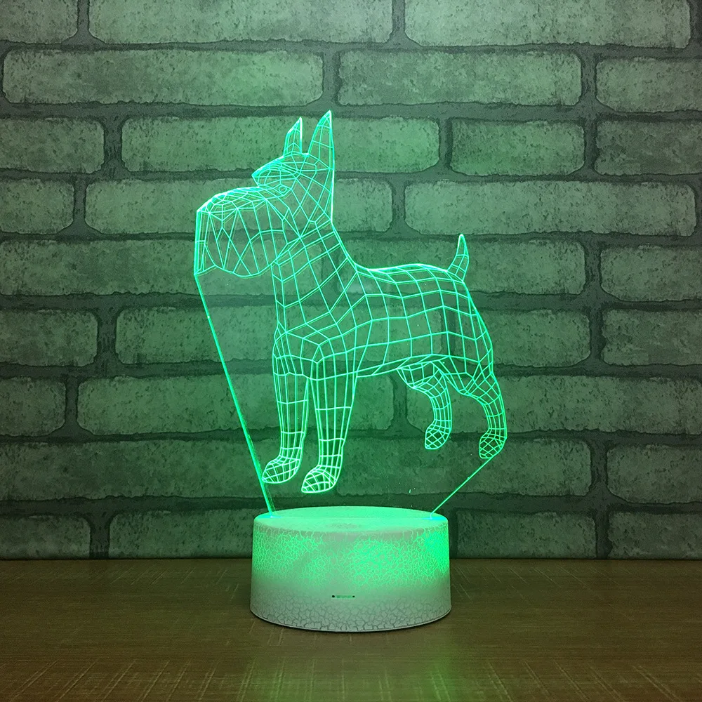 Puppy 3d Table Lamps Fantastic Electronic Products Atmosphere Lamp Home Creative Decorative Colorful Led 3d Night Lamp