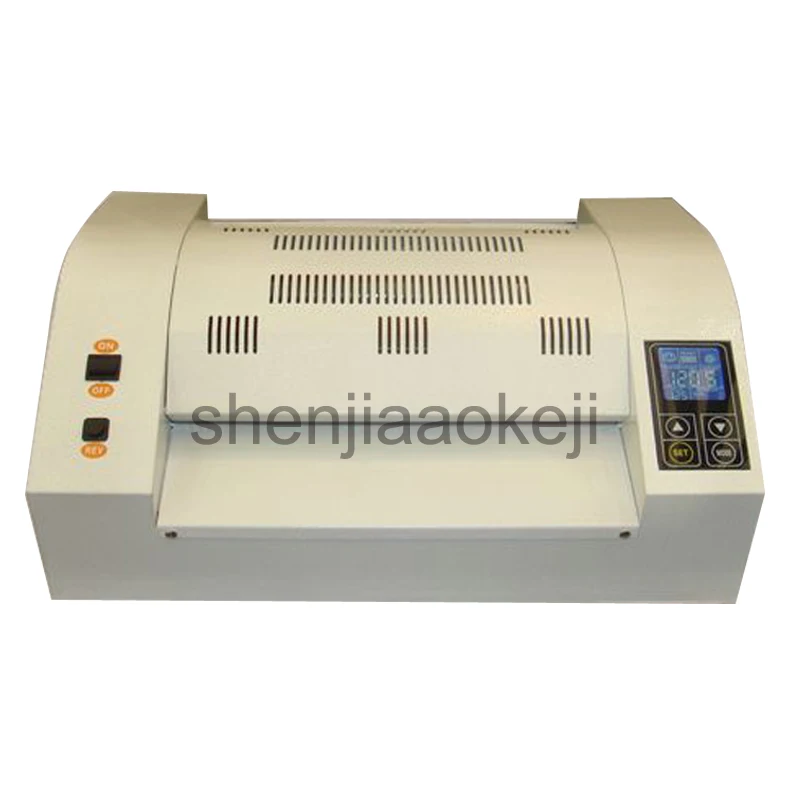 Professional Pouch laminator plastic sealing machine Plastic Photo Laminating machine 8 glue roller Laminator 330mm  1pc