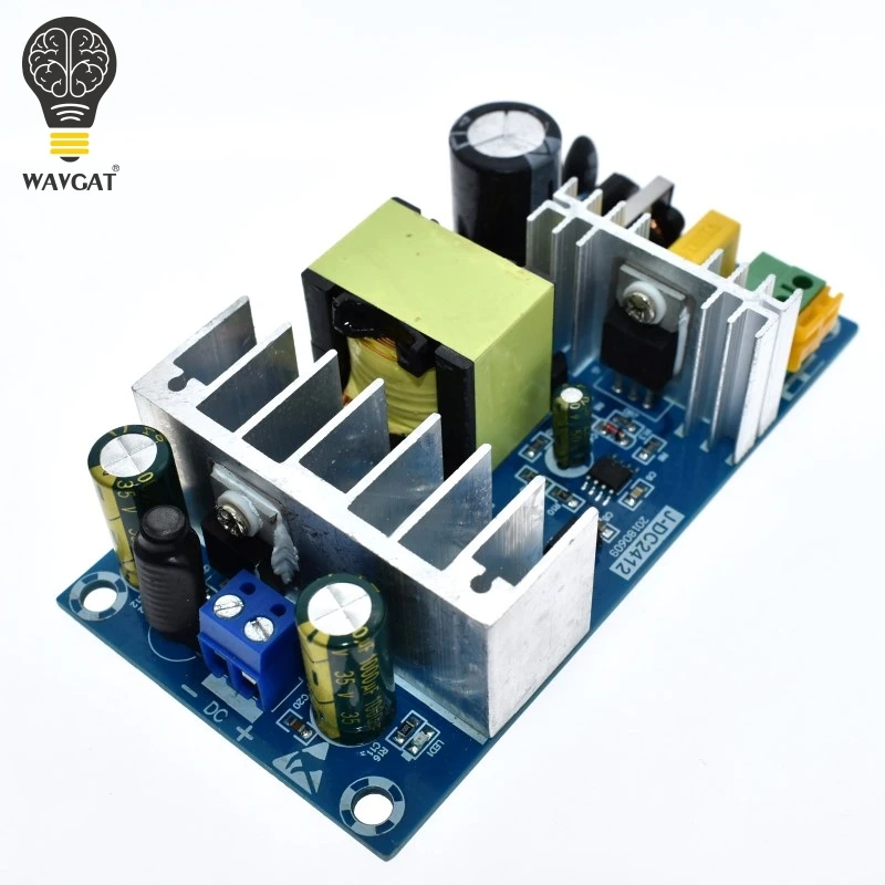 WAVGAT 100-240 V do DC 24 V 4A 6A zasilacz impulsowy moduł AC-DC Step-down moduł