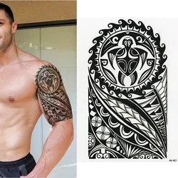 POLYNESIAN TEMPORÄRE TATTOO, SCHILDKRÖTE, TRIBAL, HERREN, FRAUEN, MAORI, WASSERDICHT