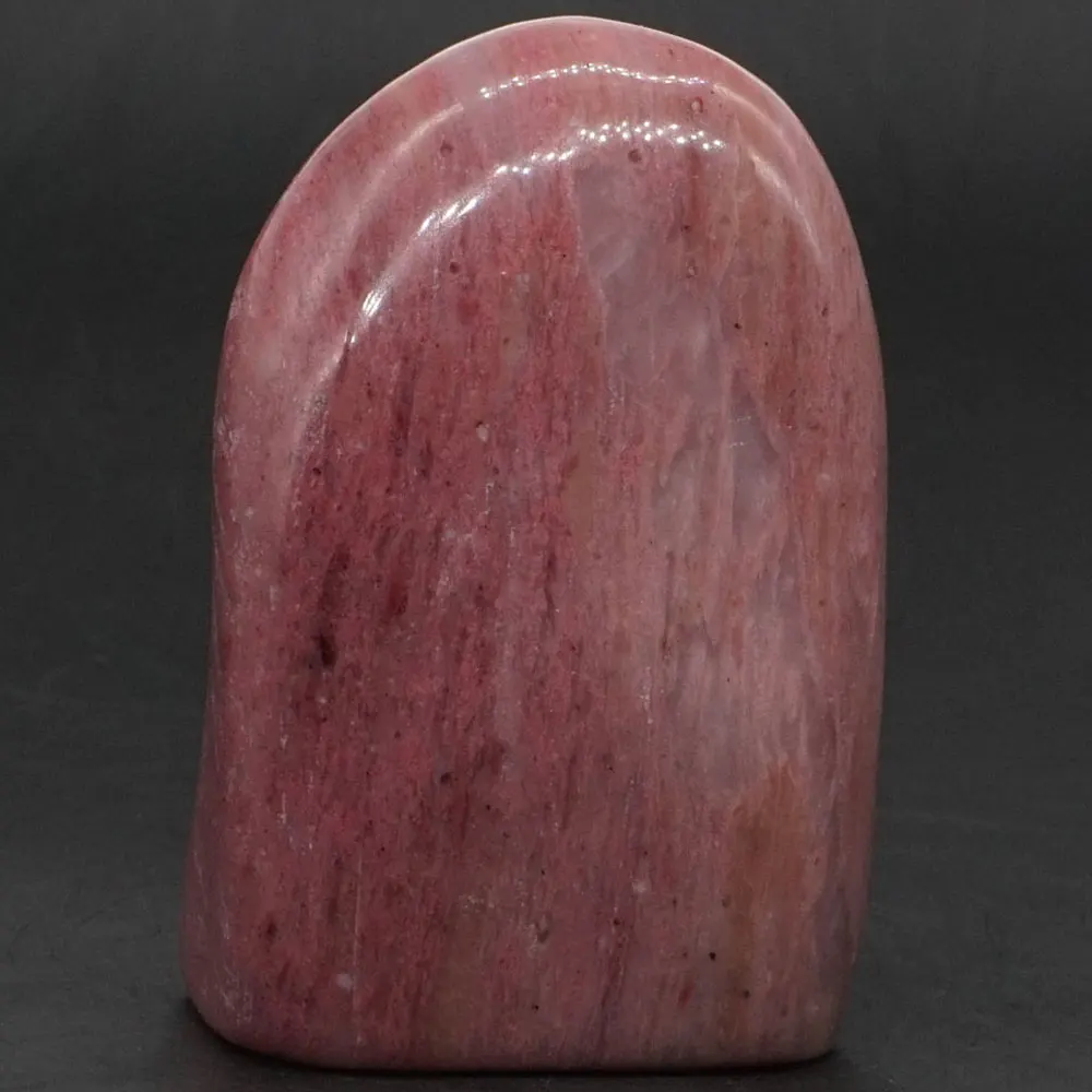 

168g Natural Pink Rhodonite Palm Stone Raw Materials Specimen Crystal Reiki Healing Rock Stone Craft Home Decor 23