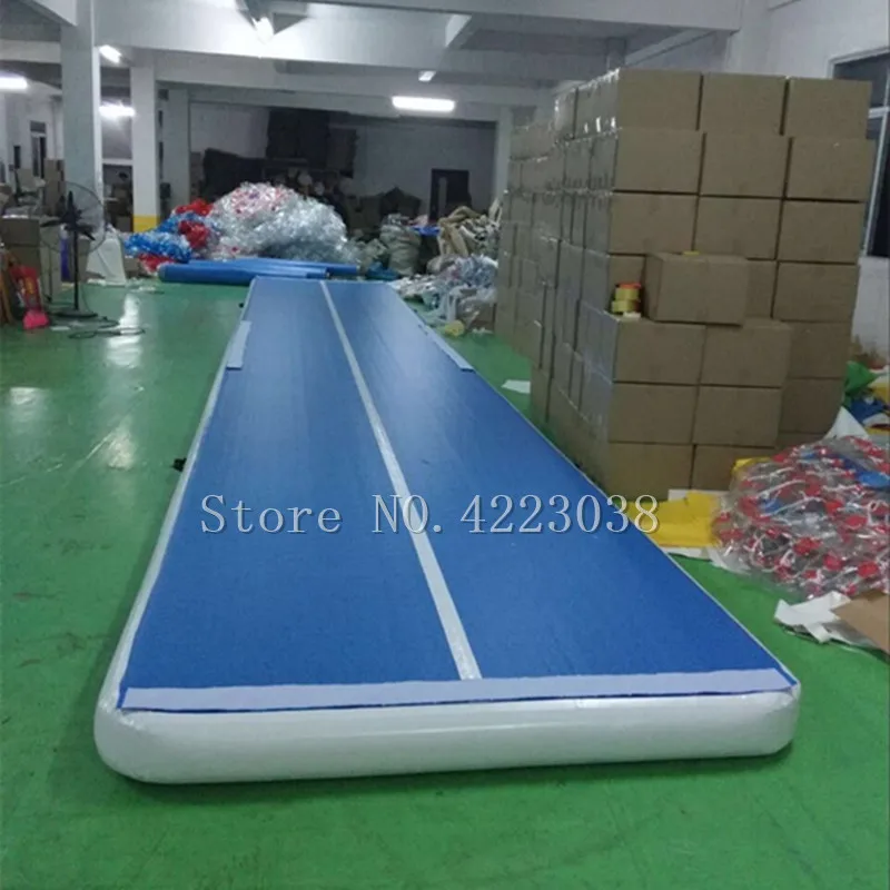 Envío Gratis, pista de aire inflable de 12m de longitud para gimnasio, pista de aire inflable para gimnasia, esteras de trampolín, pista de caída inflable