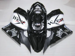 Custom painted ABS fairings for Kawasaki black west Ninja 08-14 EX250 zx250r 2008-2014 ZX 250R injection fairing bodywork kits