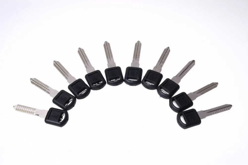 10pcs GM39 Engraved Line Key for Buick Hummer GMC GL8 2 in 1 LiShi GM37 scale shearing teeth blank car key locksmith tools