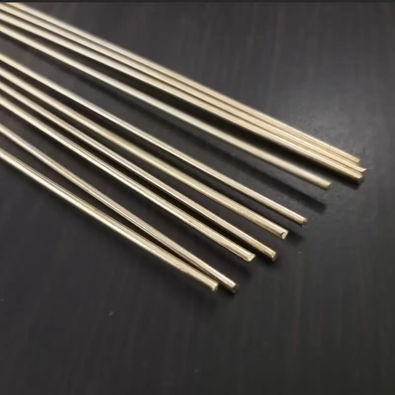 10pcs /bag Refrigerator Parts Round HS221 Brass Welding Rods welding joint copper and Iron  0.2X50cm