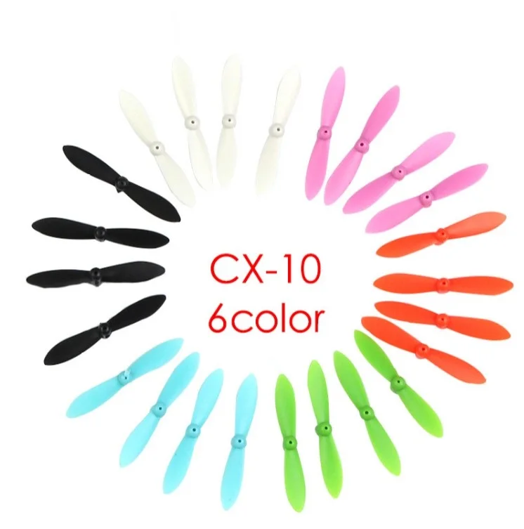 CX-10 cx10 6sets=24pcs 12A 12B blade spare parts propeller main blades cx-10/fq777-124 RC mini Quadcopter Drone