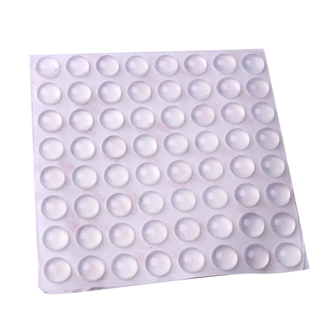 2piece 8mm*2mm (100grains) Round Clear Self Adhesive Rubber Polyurethane Bumper Bumpons Feet