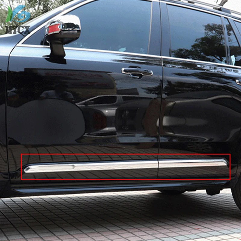 

For Volvo XC90 XC 90 2015 2016 2017 2018 ABS Chrome Side Door Car Body Molding Cover Trim 4pcs Car Styling Accessories
