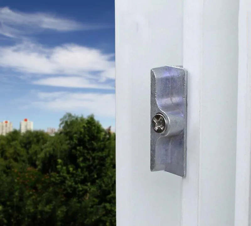 Plastic steel window lock point swing window door rod lock block buckle X4