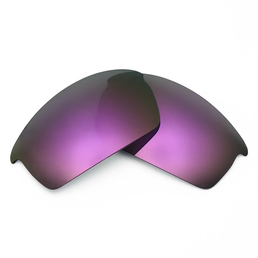 

2 Pairs SNARK POLARIZED Replacement Lenses for Oakley Bottlecap Sunglasses Silver Titanium & Plasma Purple