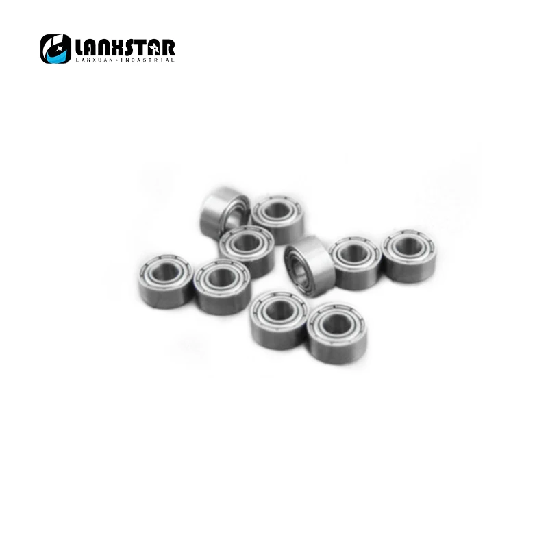 Micro 4mm Inner Diameter Carbon Steel Bearing Fittings Robot 4WD RC Model Toys Tool Hardware Rotary Strength Bearings